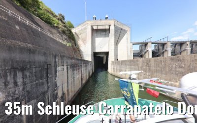 35m Schleuse Carrapatelo Douro 23.05.2021