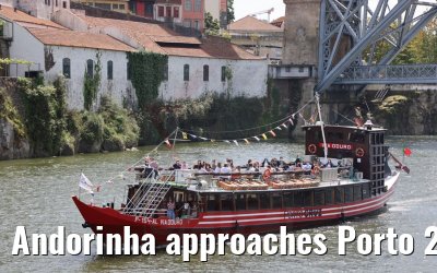 Andorinha approaches Porto 27.05.2021