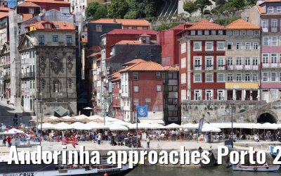 Andorinha approaches Porto 27.05.2021