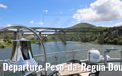 Departure Peso-da-Regua Douro river MS Andorinha 24.05.2021