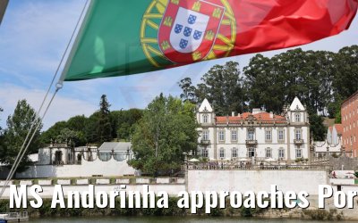 MS Andorinha approaches Porto 27.05.2021