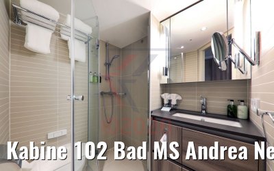 Kabine 102 Bad MS Andrea Neptundeck