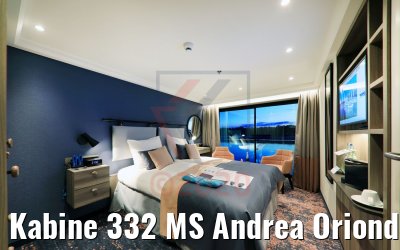 Kabine 332 MS Andrea Oriondeck