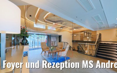 Foyer und Rezeption MS Andrea 16.07.2020