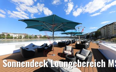 Sonnendeck Loungebereich MS Andrea