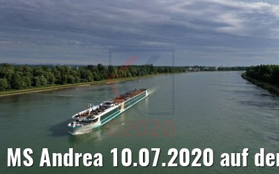 MS Andrea 10.07.2020 auf dem Rhein