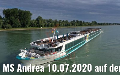 MS Andrea 10.07.2020 auf dem Rhein