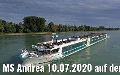 MS Andrea 10.07.2020 auf dem Rhein