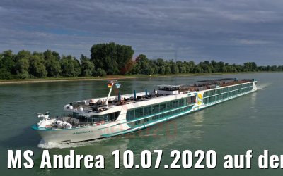 MS Andrea 10.07.2020 auf dem Rhein