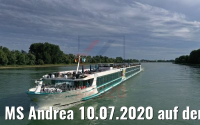 MS Andrea 10.07.2020 auf dem Rhein