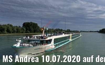 MS Andrea 10.07.2020 auf dem Rhein