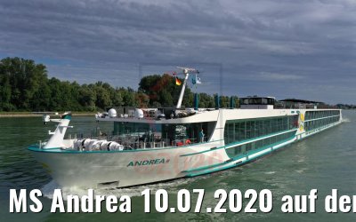 MS Andrea 10.07.2020 auf dem Rhein
