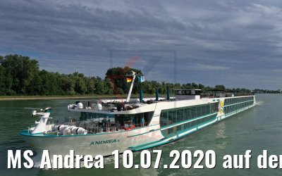 MS Andrea 10.07.2020 auf dem Rhein