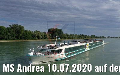 MS Andrea 10.07.2020 auf dem Rhein