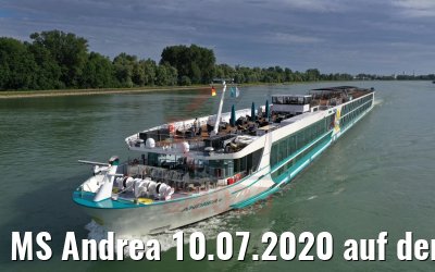 MS Andrea 10.07.2020 auf dem Rhein