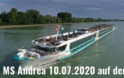 MS Andrea 10.07.2020 auf dem Rhein