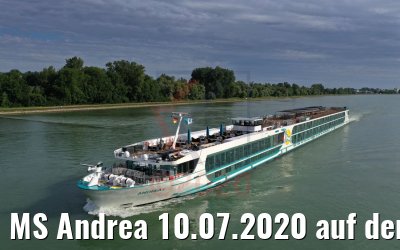 MS Andrea 10.07.2020 auf dem Rhein