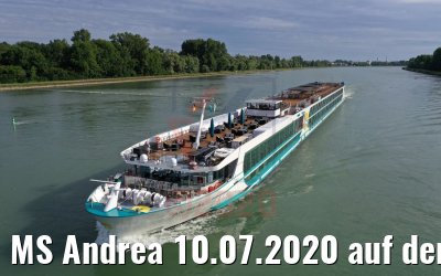 MS Andrea 10.07.2020 auf dem Rhein