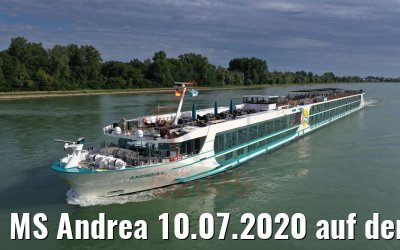 MS Andrea 10.07.2020 auf dem Rhein
