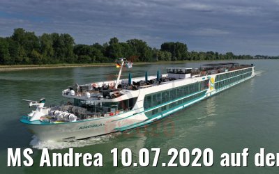 MS Andrea 10.07.2020 auf dem Rhein