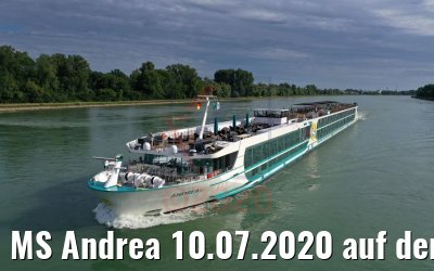 MS Andrea 10.07.2020 auf dem Rhein