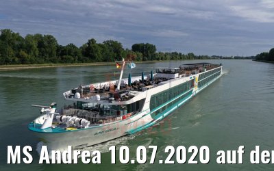 MS Andrea 10.07.2020 auf dem Rhein