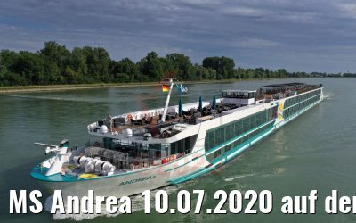 MS Andrea 10.07.2020 auf dem Rhein