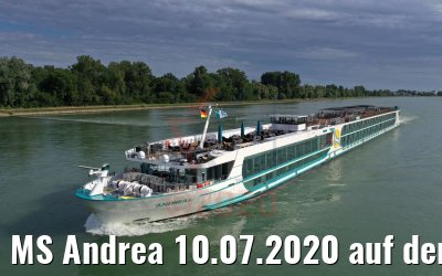 MS Andrea 10.07.2020 auf dem Rhein