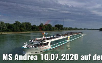 MS Andrea 10.07.2020 auf dem Rhein