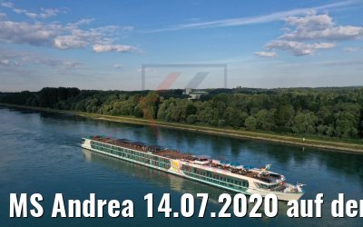 MS Andrea 14.07.2020 auf dem Rhein
