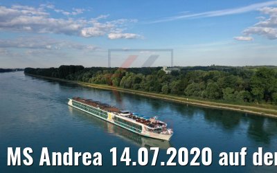 MS Andrea 14.07.2020 auf dem Rhein