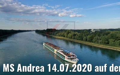 MS Andrea 14.07.2020 auf dem Rhein