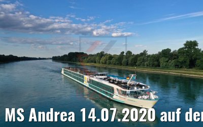 MS Andrea 14.07.2020 auf dem Rhein