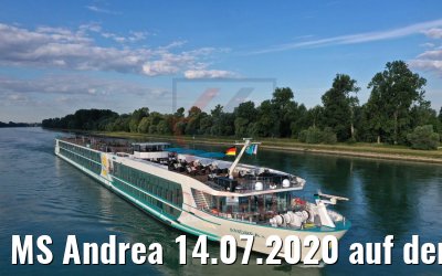 MS Andrea 14.07.2020 auf dem Rhein