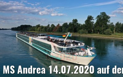 MS Andrea 14.07.2020 auf dem Rhein