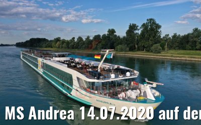 MS Andrea 14.07.2020 auf dem Rhein