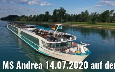 MS Andrea 14.07.2020 auf dem Rhein