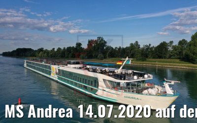 MS Andrea 14.07.2020 auf dem Rhein