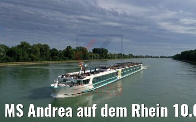 MS Andrea auf dem Rhein 10.07.2020