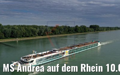 MS Andrea auf dem Rhein 10.07.2020