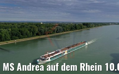 MS Andrea auf dem Rhein 10.07.2020