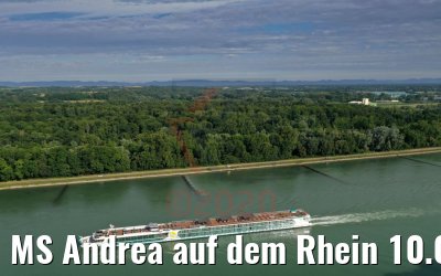 MS Andrea auf dem Rhein 10.07.2020