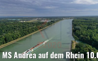MS Andrea auf dem Rhein 10.07.2020