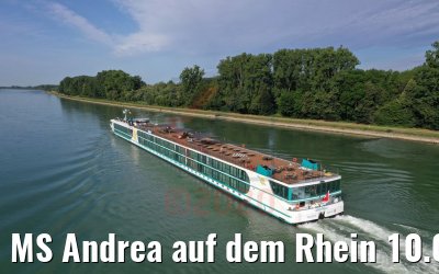 MS Andrea auf dem Rhein 10.07.2020