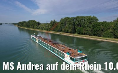 MS Andrea auf dem Rhein 10.07.2020