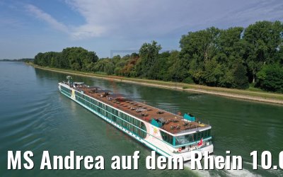 MS Andrea auf dem Rhein 10.07.2020