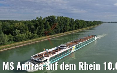 MS Andrea auf dem Rhein 10.07.2020