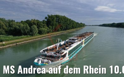 MS Andrea auf dem Rhein 10.07.2020