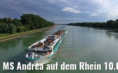 MS Andrea auf dem Rhein 10.07.2020