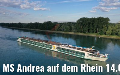 MS Andrea auf dem Rhein 14.07.2020